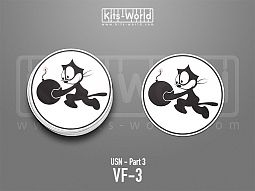 Kitsworld SAV Sticker - US Navy - VF-3 